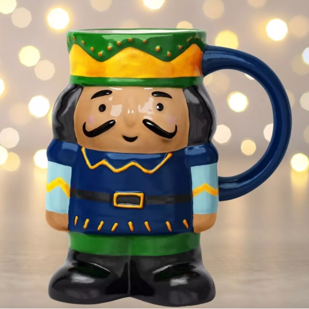 Wondershop Winter Light Nutcracker Mug Cocoa Coffee 16 oz 2024